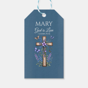 1 John 4:16 God Is Love – Personalised Christian Gift Tags