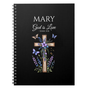 1 John 4:16 God Is Love – Personalised Christian Notebook