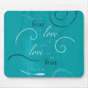 1 John 4:18 Mouse Mat