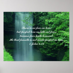 1 John 4:18 Poster