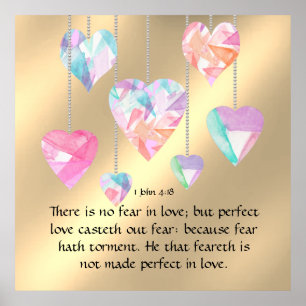 1 John 4:18  Poster