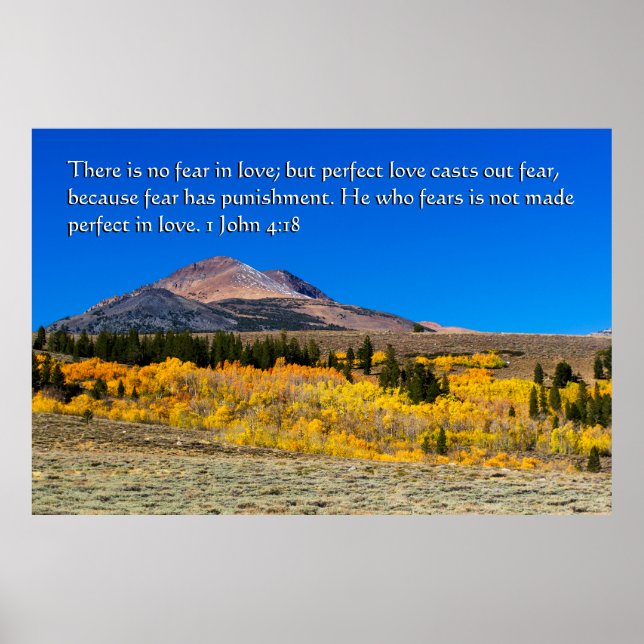 1 John 4:18 Poster (Front)