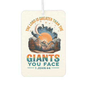 1 John 4:4  Car Air Freshener