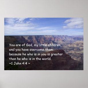 1 John 4:4 Poster