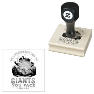 1 John 4:4  Rubber Stamp