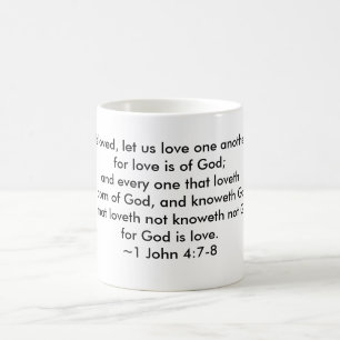 1 John 4:7-8 - Love one another Mug