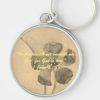 1 John 4:8 "---for God is love." Bible truths  Key Ring