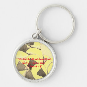 1 John 4:8 "---for God is love." Bible truths  Key Ring