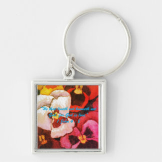 1 John 4:8 "---for God is love." Bible truths Key Ring
