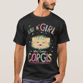 1 Just A Girl Who Loves Corgi T-Shirt