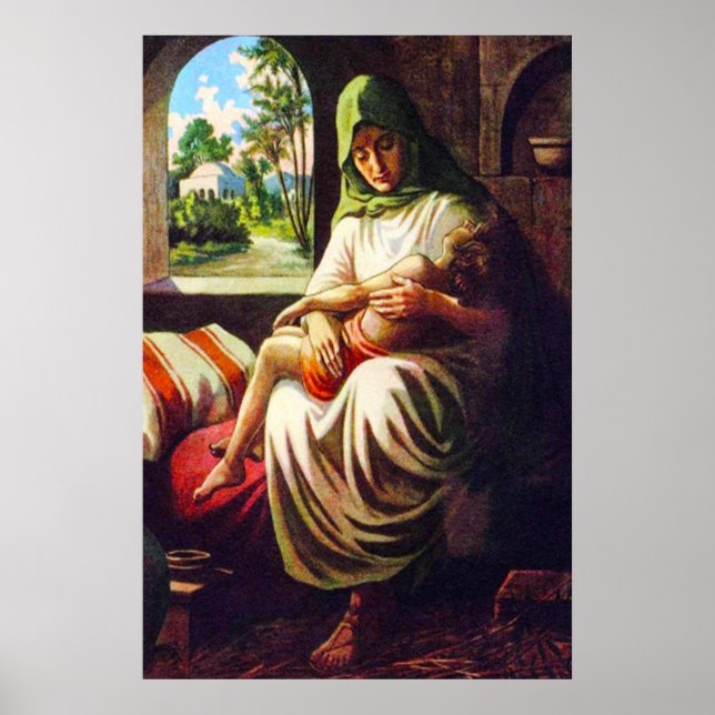 1 Kings 17 The Widow's Son Dies poster (Front)