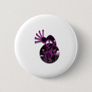 1 Kokopelli #2 6 Cm Round Badge