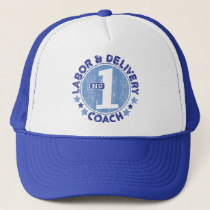 #1 LABOR & DELIVERY COACH TRUCKER HAT