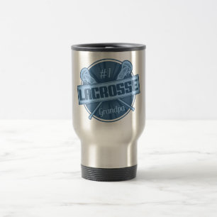 #1 Lacrosse Grandpa Travel Mug