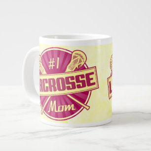 #1 Lacrosse Mum Jumbo Mug