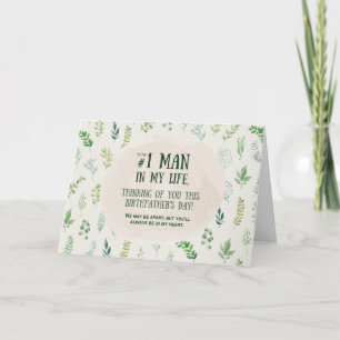 #1 Man Birthfathers day card