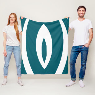 1 Minimalist Nature Rhythm Fleece Blanket