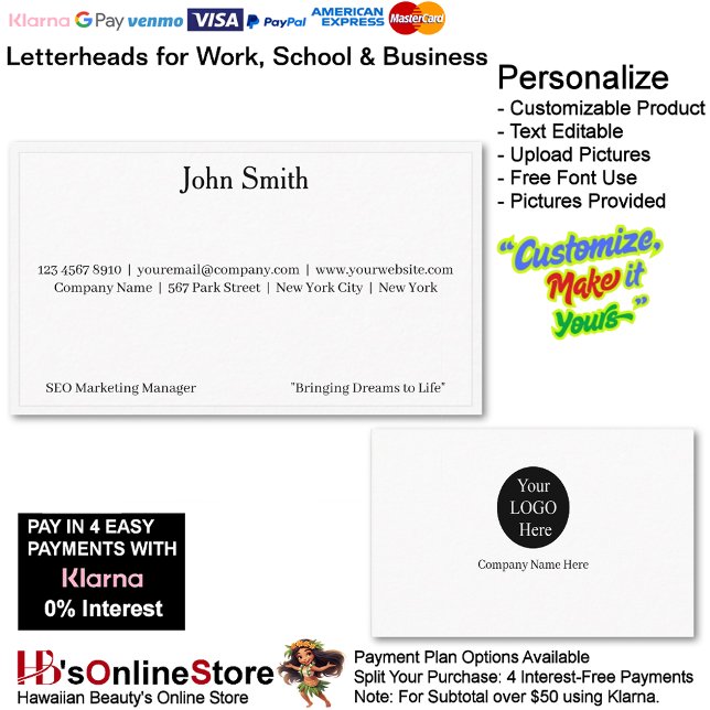 1 Modern White Logo Promote Company Brand Name  Business Card (1 Modern White Logo Promote Company Brand Name Business Card.)