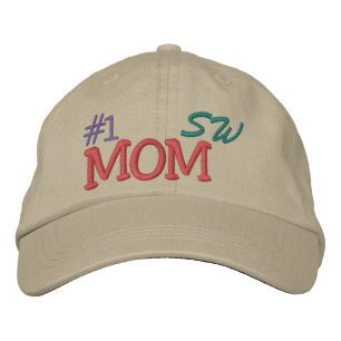 #1 Mum  ... ; ) Embroidered Hat