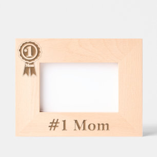 #1 Mum Etched Frames