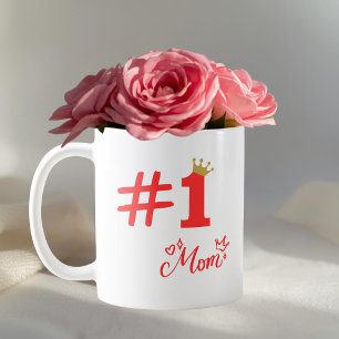 #1 Mum Love Personalised Mug