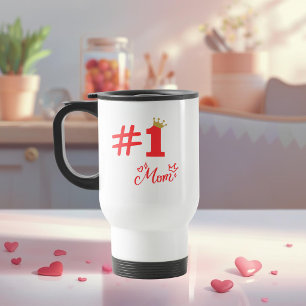 #1 Mum Love Personalised Travel Mug