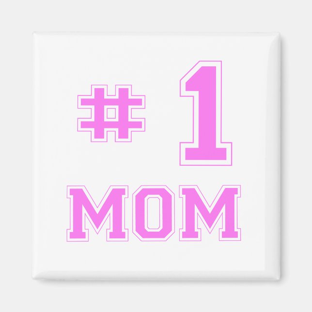 #1 Mum (Number One Mum) Magnet (Front)