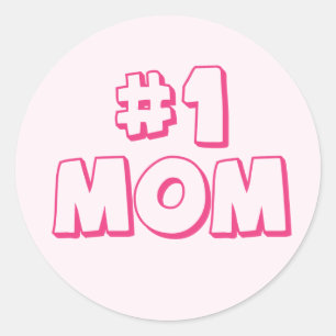 #1 Mum Number One Mum T-shirt Sticker