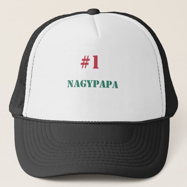 #1 Nagypapa Trucker Hat (Front)
