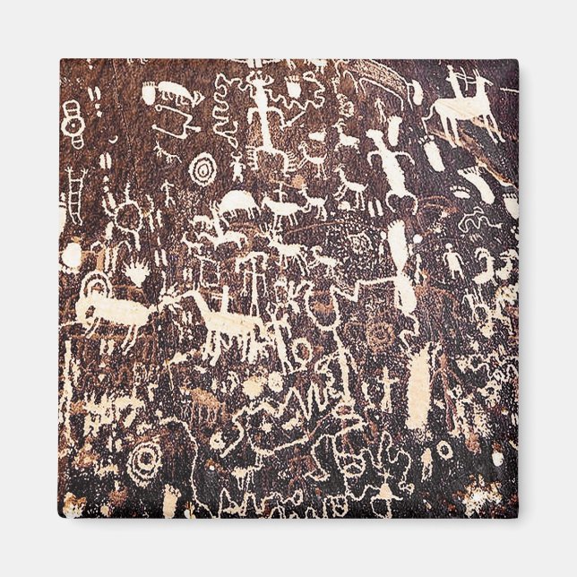 1. Newspaper Rock Magnet (Front)