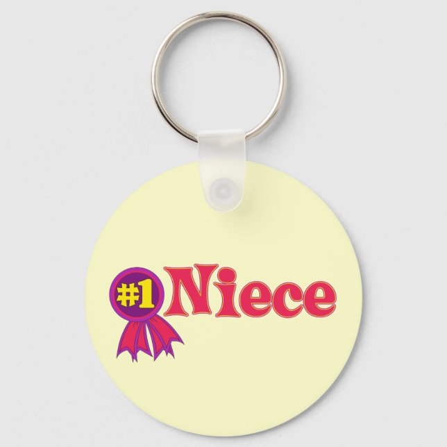#1 Niece Key Ring (Front)