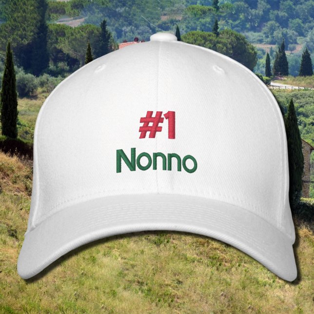 #1 Nonno Custom Baseball Cap (Creator Uploaded)