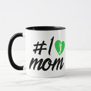 #1 Number One Golfer mum mother's day Golf Gift  Mug