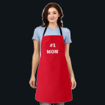 #1 Number One Mum Apron<br><div class="desc">Number One Mum Apron</div>