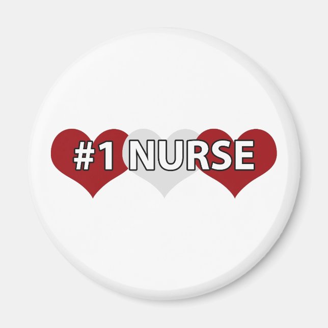 #1 Nurse Magnet (Front)
