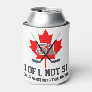 1 of 1 Not 51 Canadian Identity Maple Leaf Hockey Can Cooler