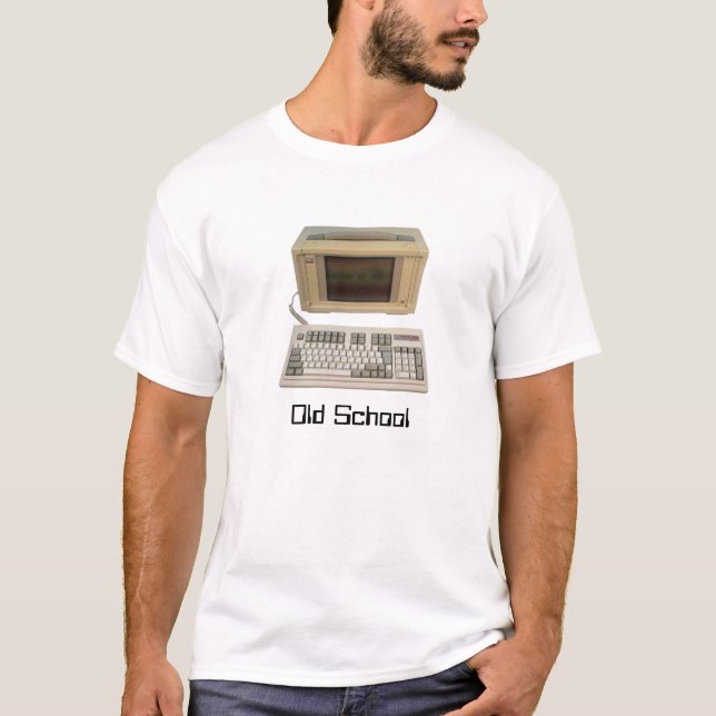 1, Old School computer T-Shirt (Front)