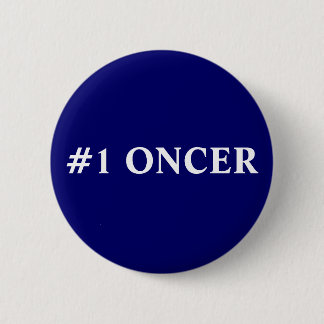 #1 ONCER 6 CM ROUND BADGE