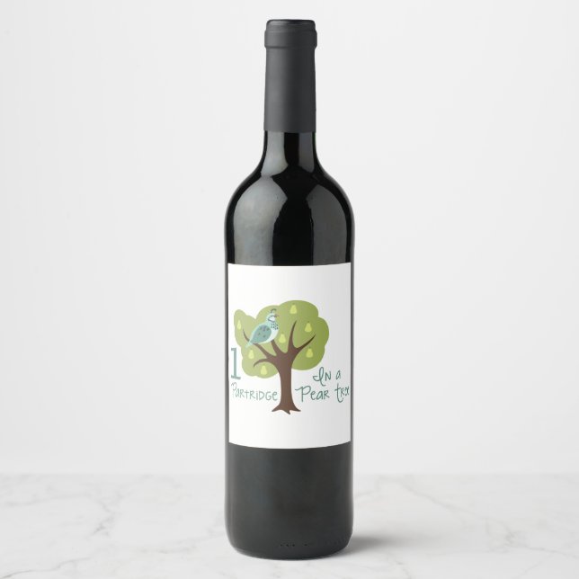 1 Partridge In Pear Tree Wine Label (Front)