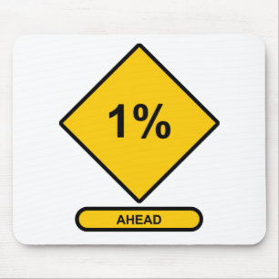 1 Percent Ahead Mouse Mat