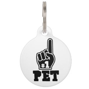 #1 Pet Best Pet Ever Dog Lover Art Pet Lover Art Tag