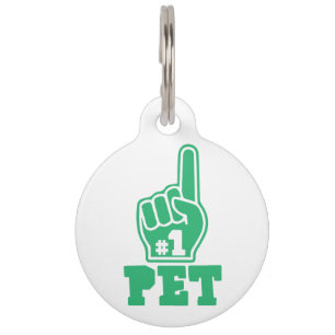 #1 Pet Best Pet Ever Dog Lover Art Pet Lover Art Tag