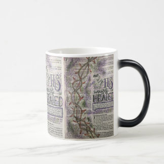 1 Peter 2:24 - By His Stripes We Are Healed Magic Mug