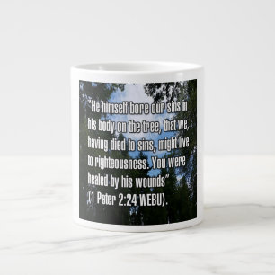 1 Peter 2:24 WEBU Mug
