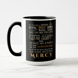 1 Peter 2:9-10 Scripture Mug