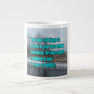 1 Peter 4:8 WEBU Mug