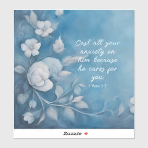 1 Peter 5:7 Bible Verse Image