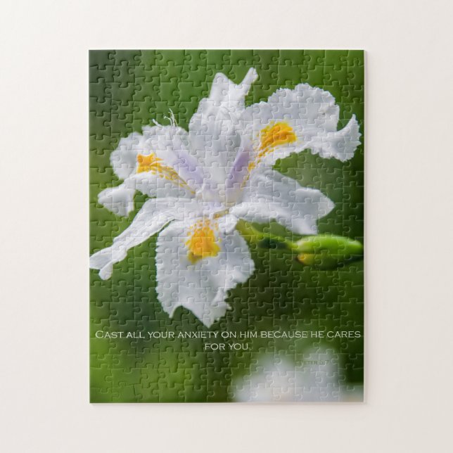 1 peter 5:7 jigsaw puzzle (Vertical)