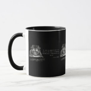 1 Peter 5:8 KJV Bible Verse Two-Tone Mug