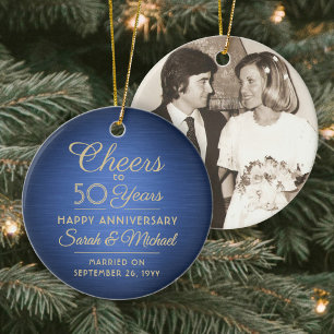 30th wedding anniversary christmas ornament 2025